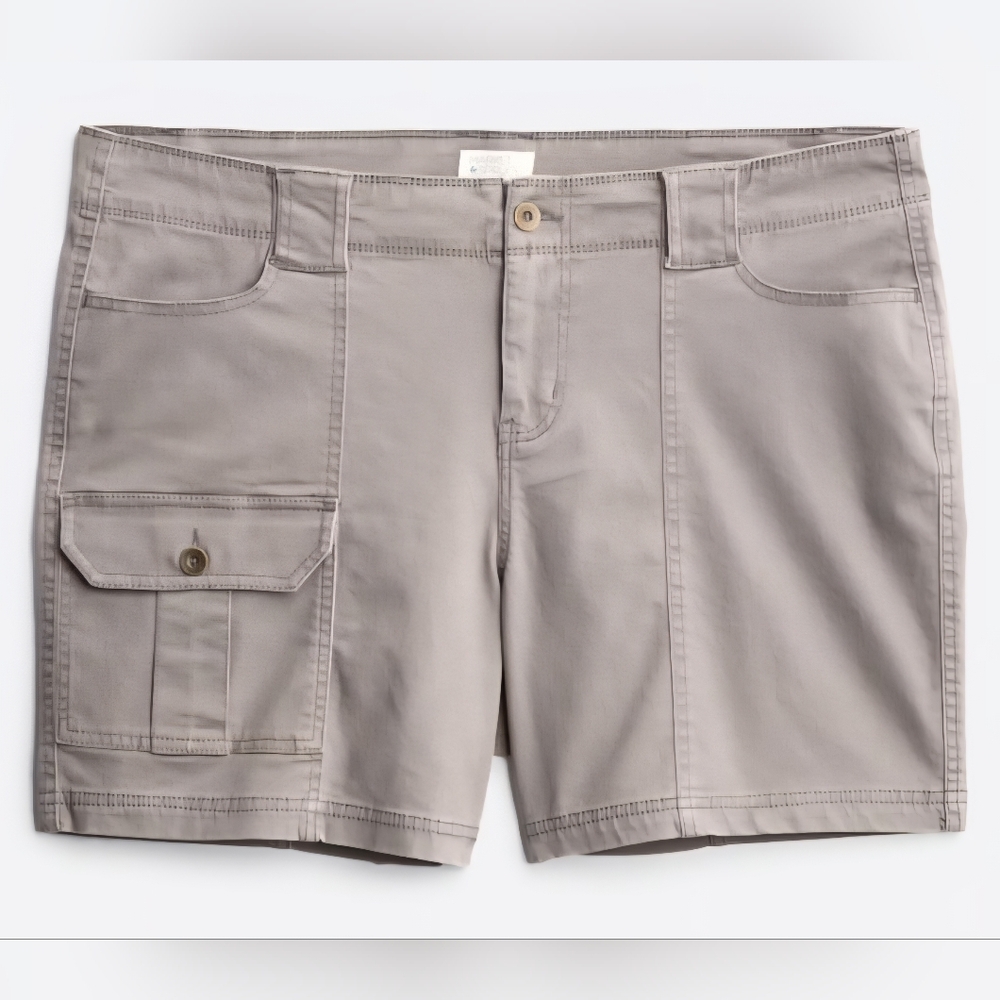 Market & Spruce Grey Cargo Shorts